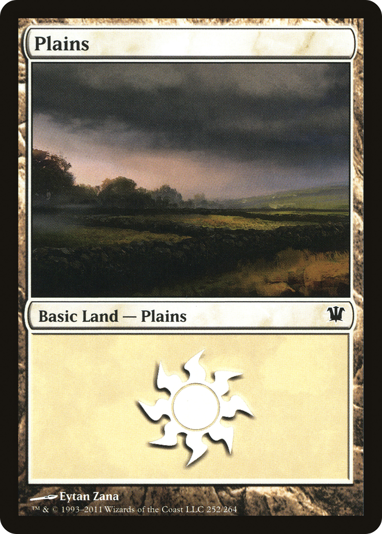 Plains (252) (ISD-252) [Innistrad] MTG Single Wizards of the Coast