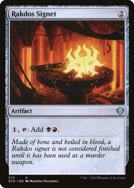 Rakdos Signet (SCD-272) [Starter Commander Decks] MTG Single Wizards of the Coast