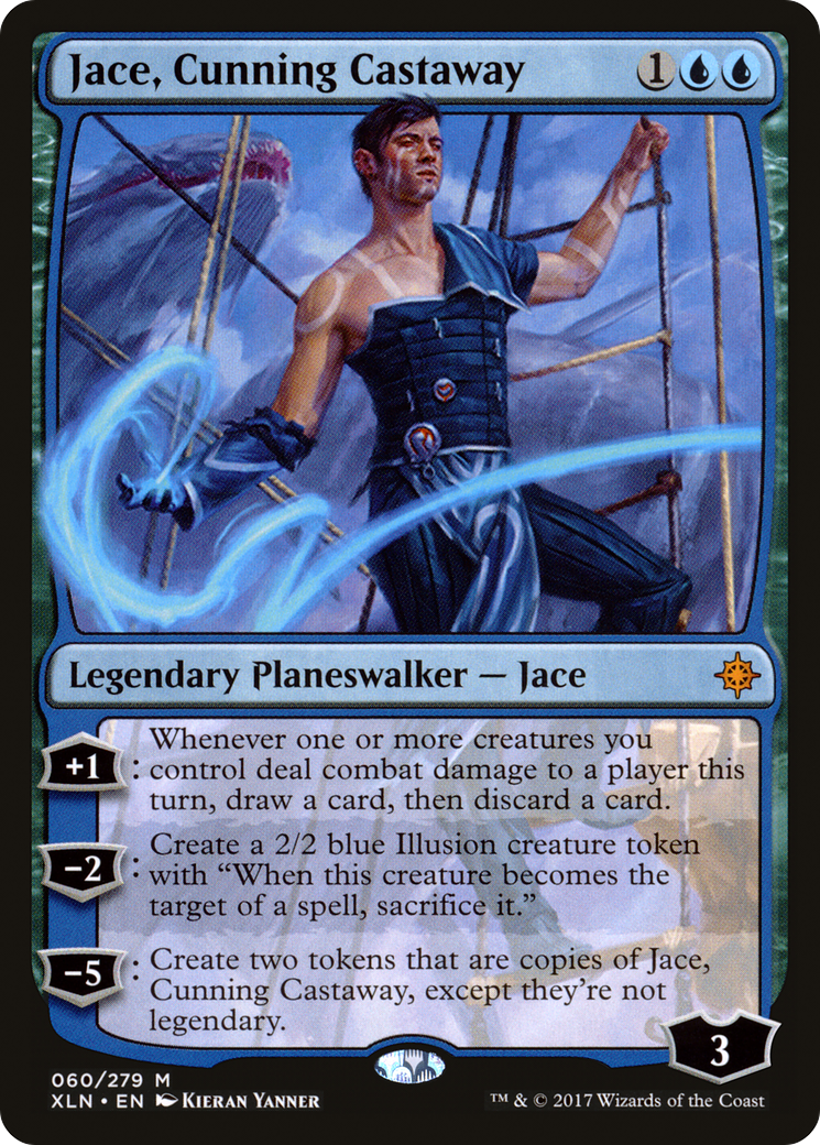 Jace, Cunning Castaway (XLN-060) [Ixalan] Foil MTG Single Wizards of the Coast