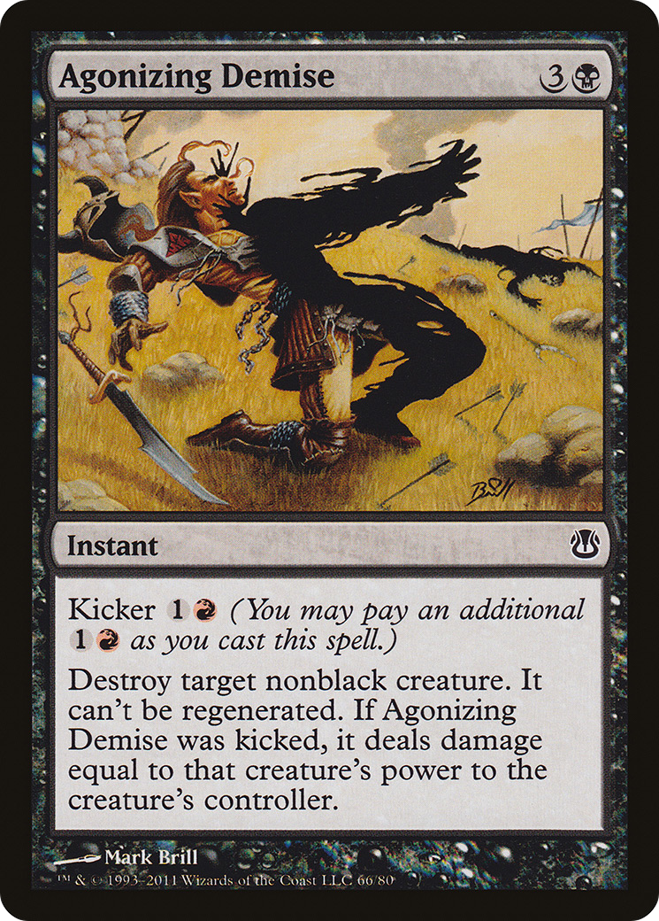 Agonizing Demise (DDH-066) [Misc] Duel Decks: Ajani vs. Nicol Bolas MTG Single Wizards of the Coast