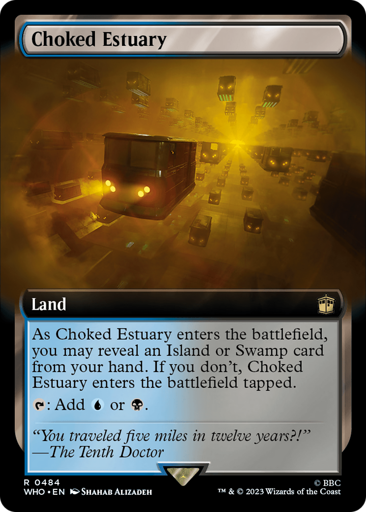 Choked Estuary (WHO-484) [Doctor Who] (Extended Art) MTG Single Wizards of the Coast