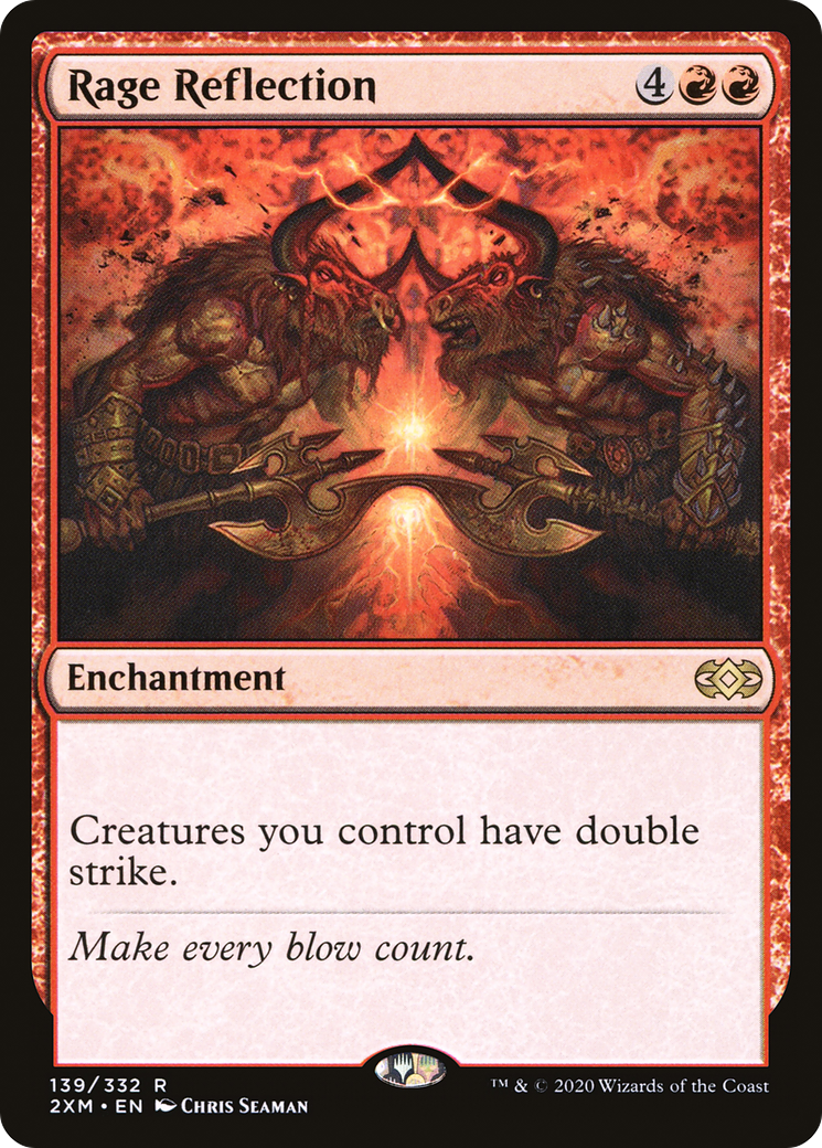 Rage Reflection (2XM-139) [Double Masters] MTG Single Wizards of the Coast