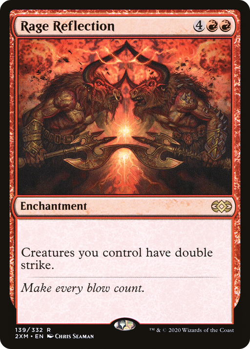 Rage Reflection (2XM-139) [Double Masters] MTG Single Wizards of the Coast