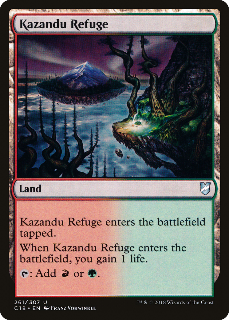 Kazandu Refuge (C18-261) [Commander 2018] MTG Single Wizards of the Coast