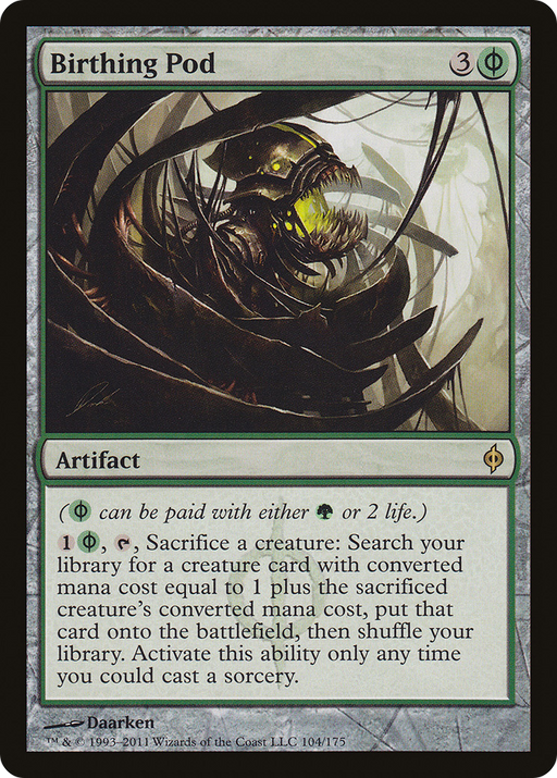Birthing Pod (NPH-104) [New Phyrexia] MTG Single Wizards of the Coast