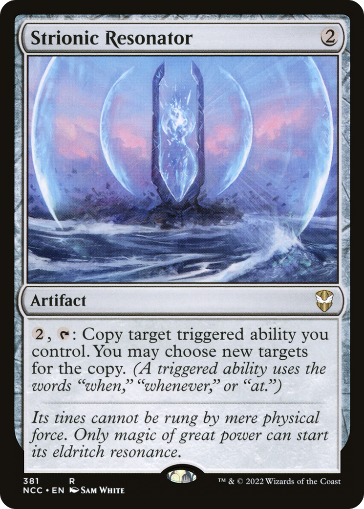 Strionic Resonator (NCC-381) [New Capenna Commander] MTG Single Wizards of the Coast