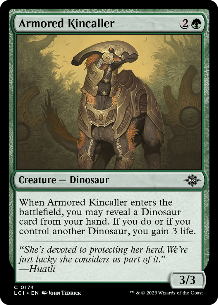 Armored Kincaller (LCI-174) [The Lost Caverns of Ixalan] MTG Single Wizards of the Coast