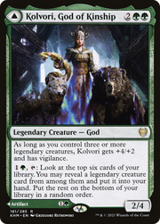 Kolvori, God of Kinship // The Ringhart Crest (KHM-181) [Kaldheim] Foil MTG Single Wizards of the Coast