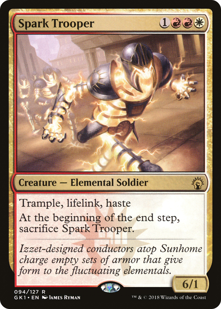 Spark Trooper (GR1-094) [Misc] GRN Guild Kit MTG Single Wizards of the Coast