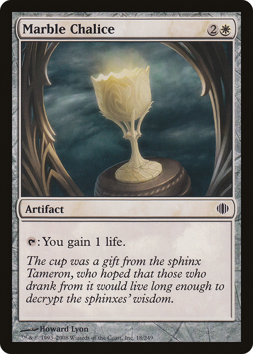 Marble Chalice (ALA-018) [Shards of Alara] MTG Single Wizards of the Coast