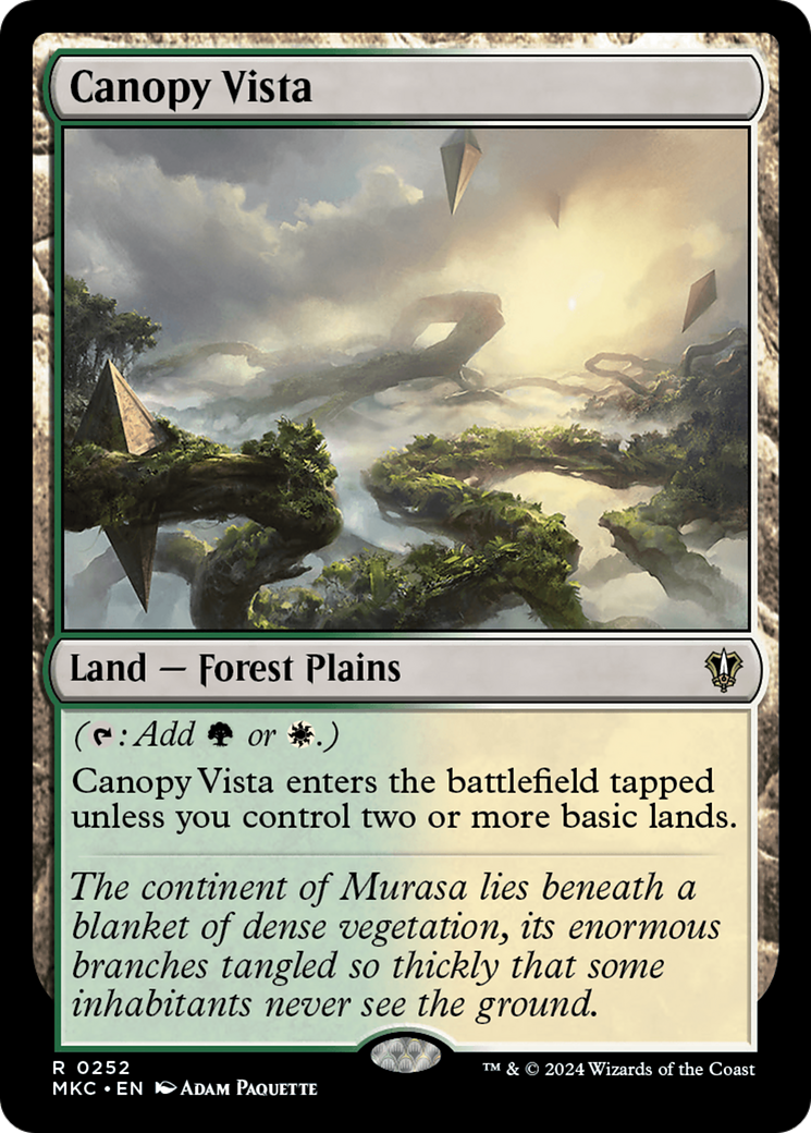 Canopy Vista (MKC-252) [Murders at Karlov Manor Commander] MTG Single Wizards of the Coast