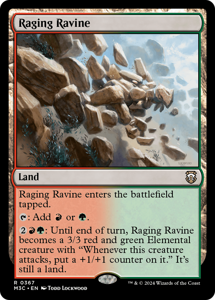 Raging Ravine (M3C-367) [Modern Horizons 3 Commander] MTG Single Wizards of the Coast