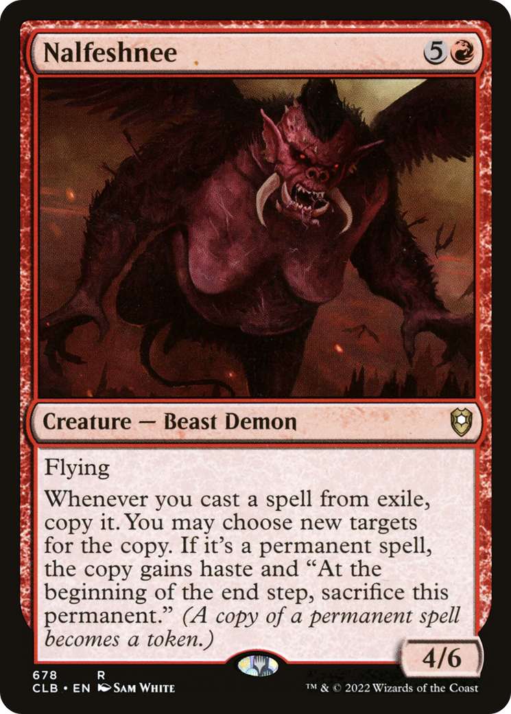 Nalfeshnee (CLB-678) [Commander Legends: Battle for Baldur's Gate] MTG Single Wizards of the Coast