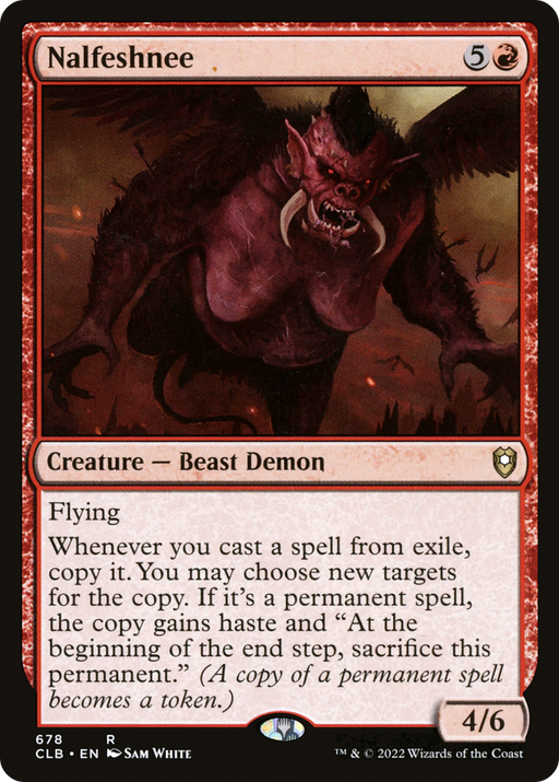 Nalfeshnee (CLB-678) [Commander Legends: Battle for Baldur's Gate] MTG Single Wizards of the Coast