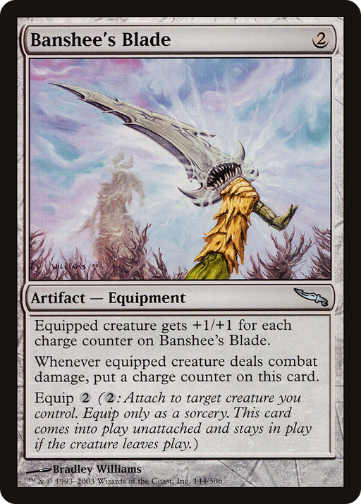 Banshee's Blade (MRD-144) [Mirrodin] Foil MTG Single Wizards of the Coast
