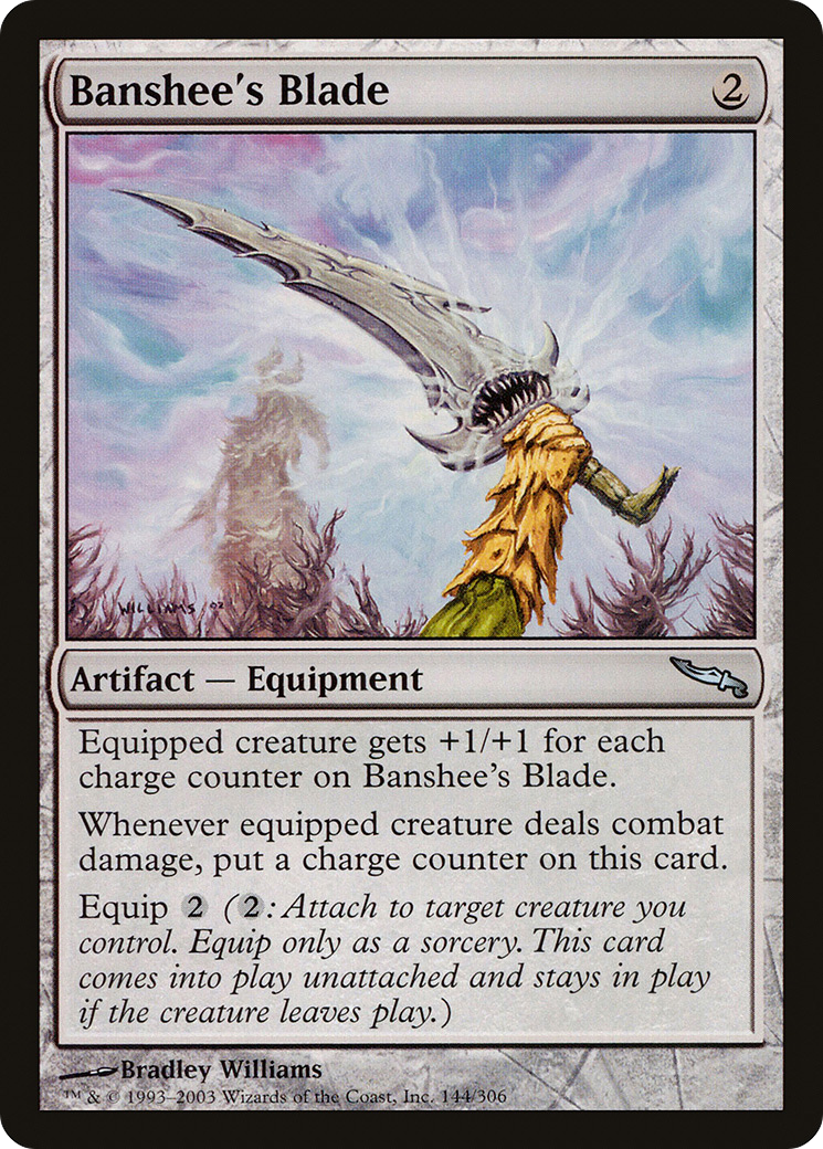 Banshee's Blade (MRD-144) [Mirrodin] MTG Single Wizards of the Coast