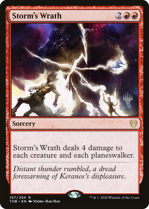 Storm's Wrath (PPTHB-157) [Theros Beyond Death Promos] MTG Single Wizards of the Coast