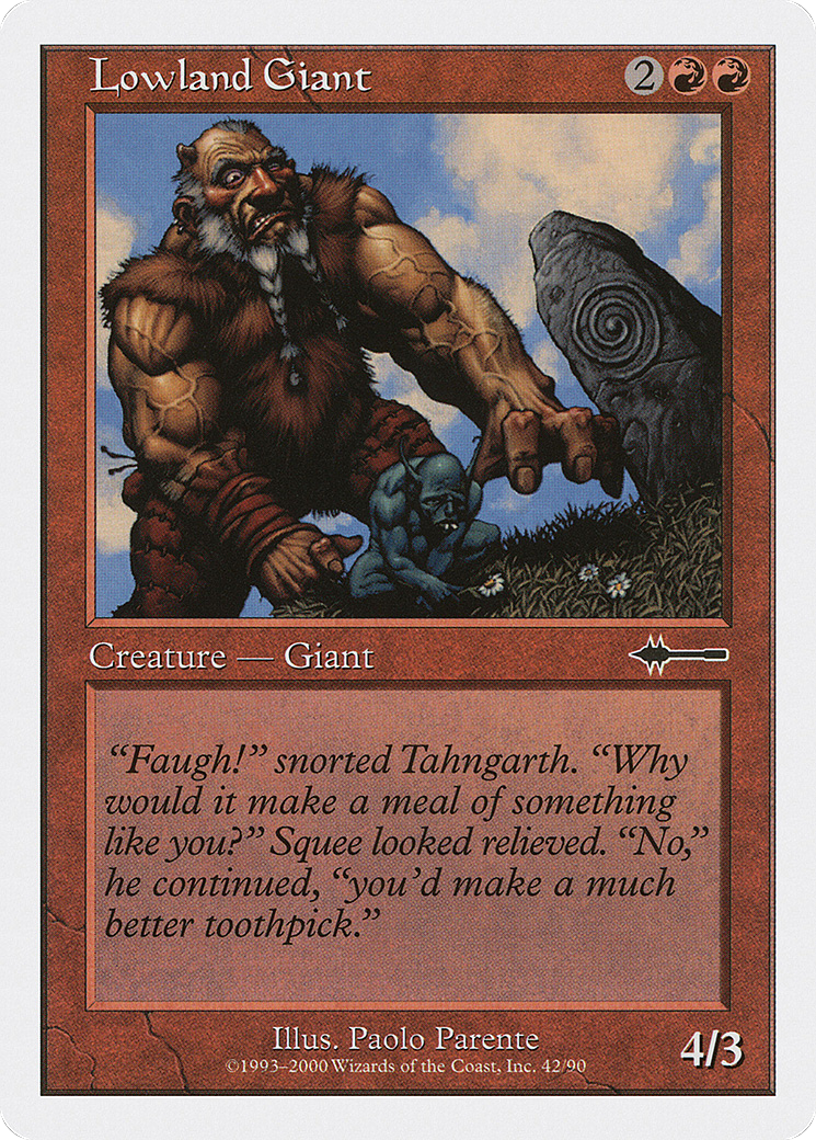 Lowland Giant (BTD-042) [Misc] Beatdown Box Set MTG Single Wizards of the Coast