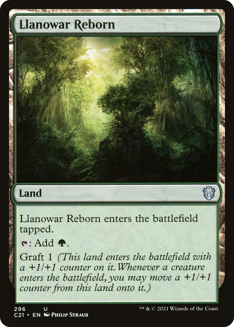 Llanowar Reborn (C21-296) [Commander 2021] MTG Single Wizards of the Coast