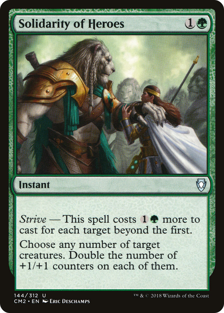 Solidarity of Heroes (CM2-144) [Commander Anthology Volume II] MTG Single Wizards of the Coast