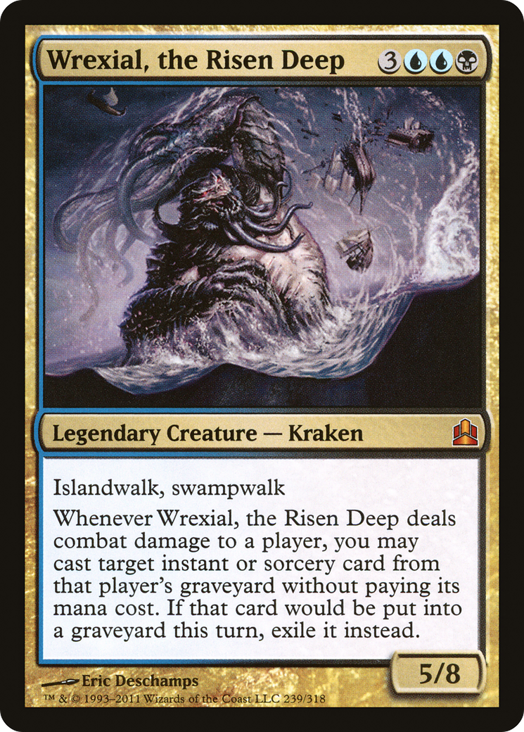 Wrexial, the Risen Deep (CMD-239) [Commander 2011] MTG Single Wizards of the Coast
