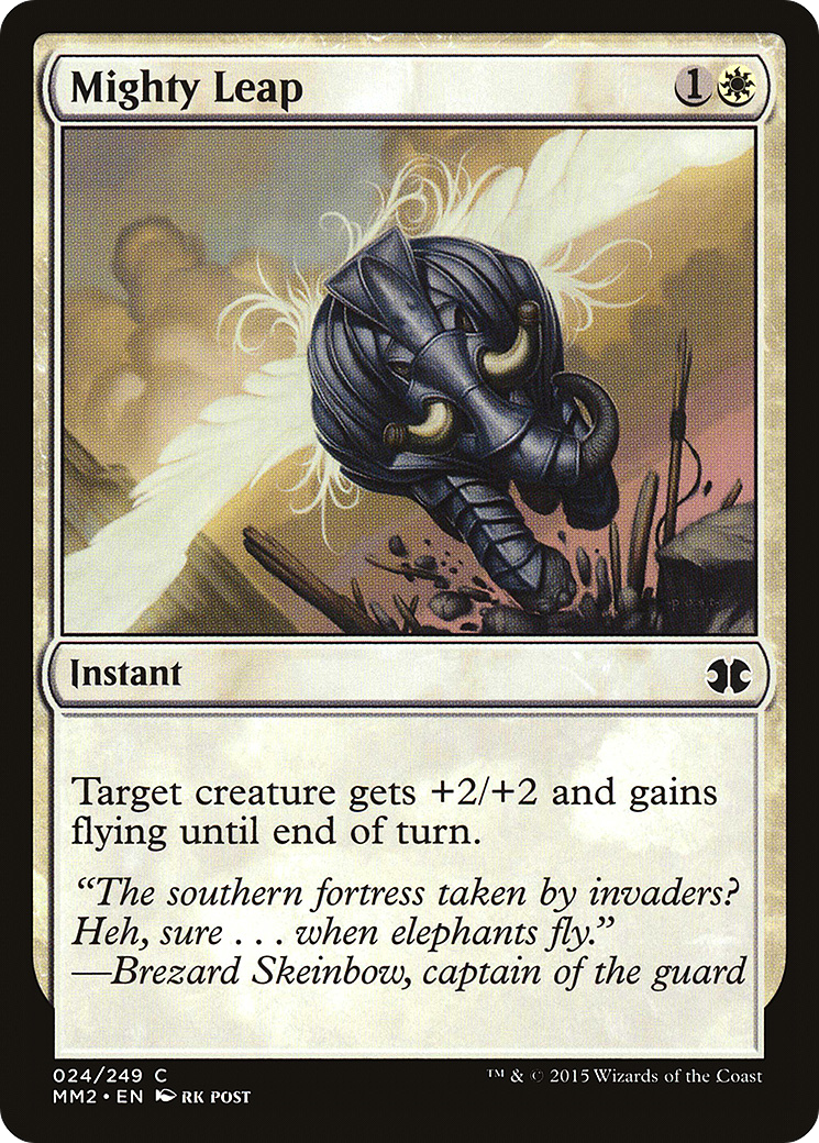 Mighty Leap (MM2-024) [Modern Masters 2015] Foil MTG Single Modern Masters 2015