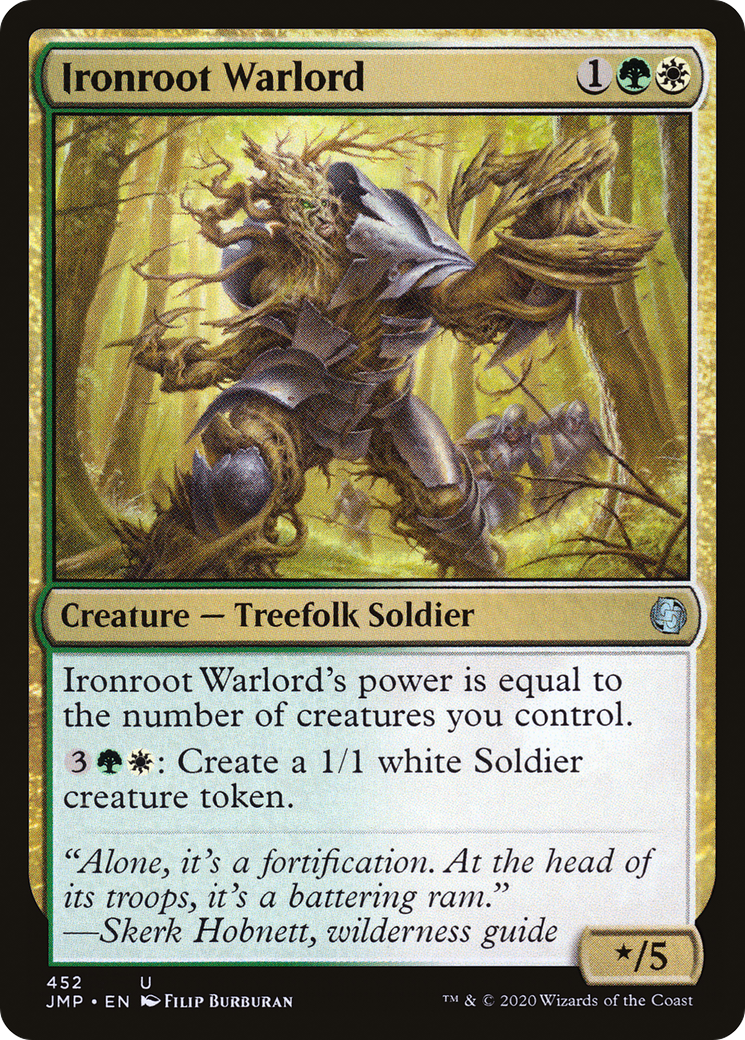 Ironroot Warlord (JMP-452) [Jumpstart] MTG Single Wizards of the Coast