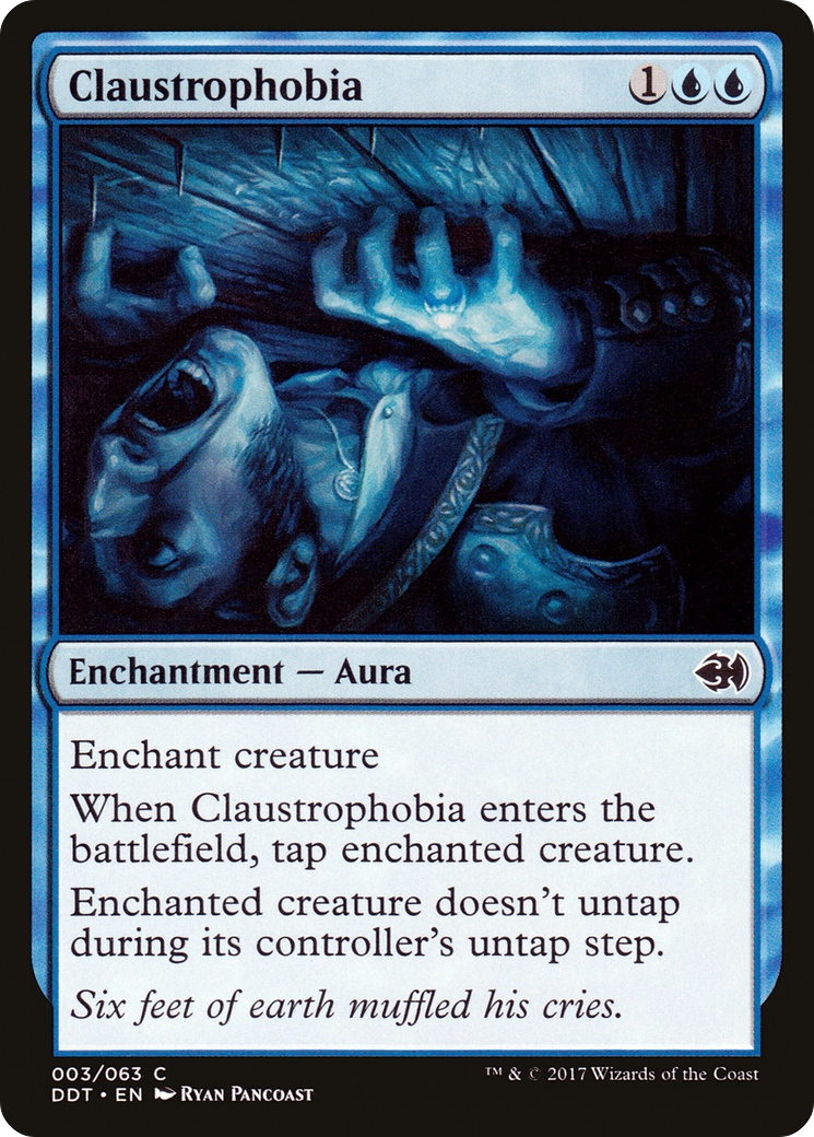Claustrophobia (DDT-003) [Misc] Duel Decks: Merfolk vs. Goblins MTG Single Wizards of the Coast