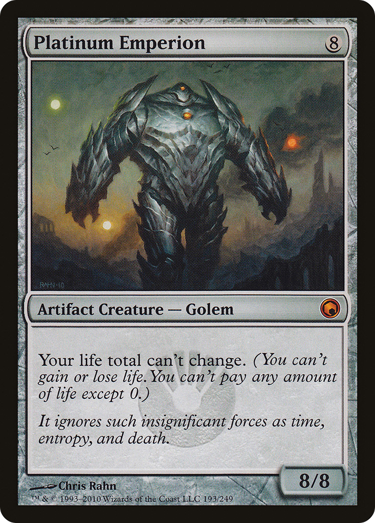 Platinum Emperion (SOM-193) [Scars of Mirrodin] Foil MTG Single Wizards of the Coast