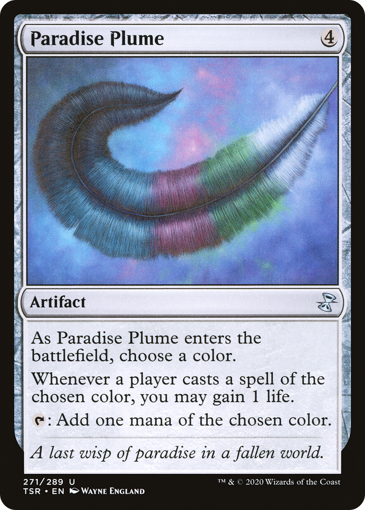 Paradise Plume (TSR-271) [Time Spiral Remastered] Foil MTG Single Wizards of the Coast