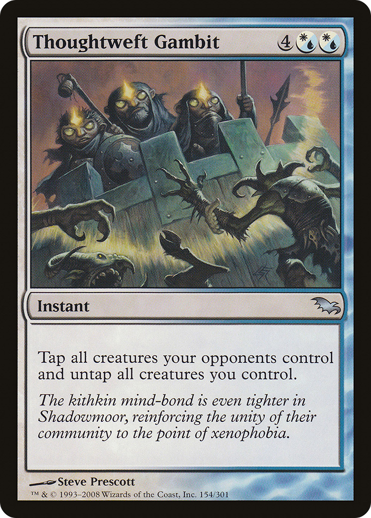 Thoughtweft Gambit (SHM-154) [Shadowmoor] MTG Single Wizards of the Coast