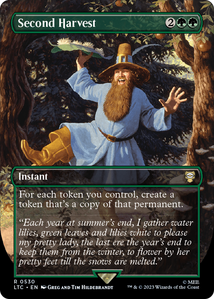 Second Harvest (LTC-530) [Tales of Middle-earth Commander] (Borderless) MTG Single Wizards of the Coast