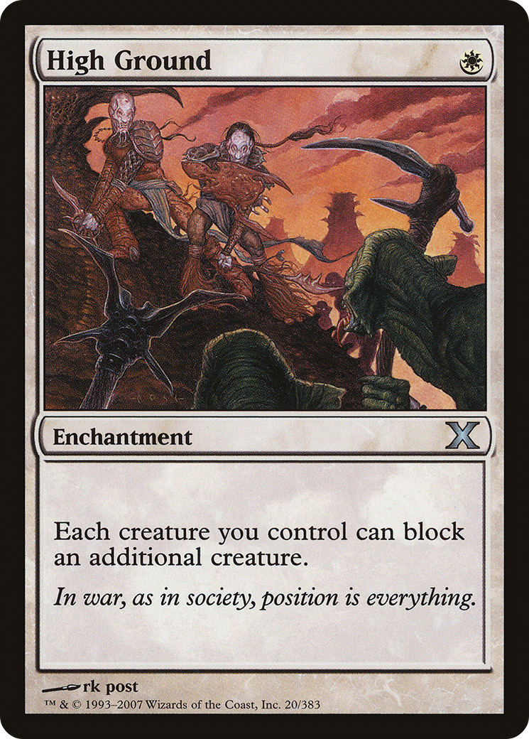 High Ground (10E-020) [Tenth Edition] Foil MTG Single Wizards of the Coast