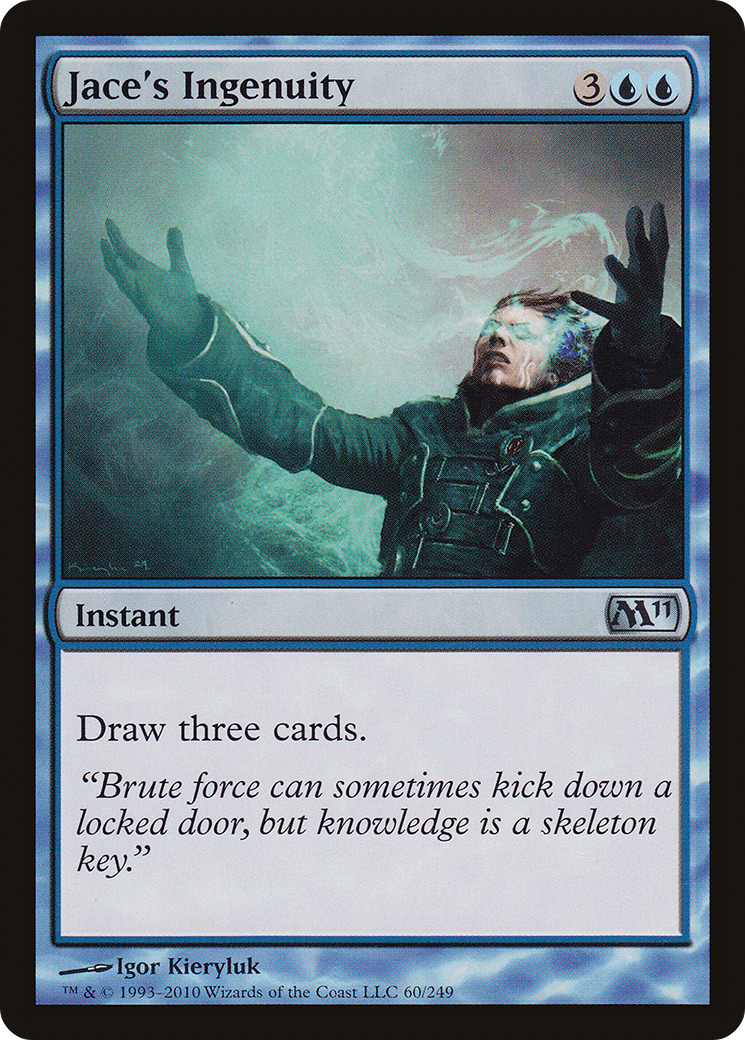 Jace's Ingenuity (M11-060) [Magic 2011] Foil MTG Single Wizards of the Coast