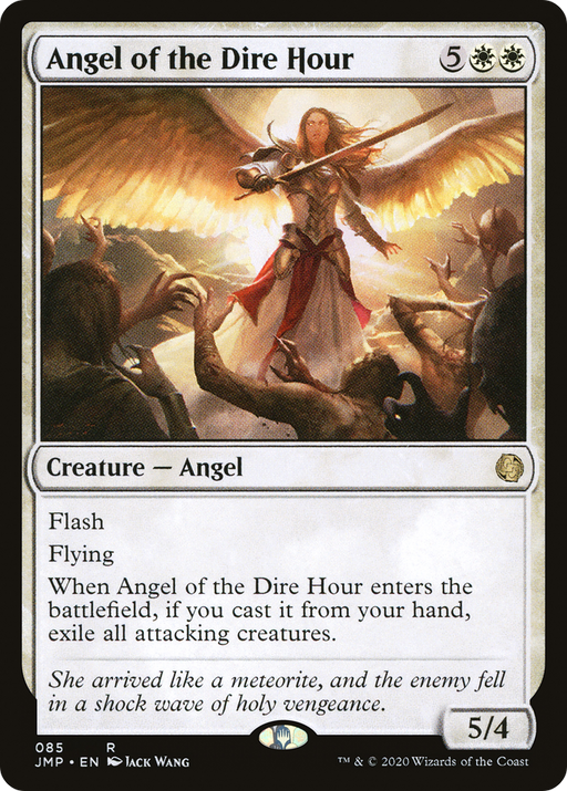 Angel of the Dire Hour (JMP-085) [Jumpstart] MTG Single Wizards of the Coast