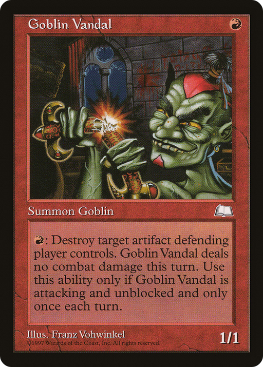 Goblin Vandal (WTH-105) [Weatherlight] MTG Single Wizards of the Coast