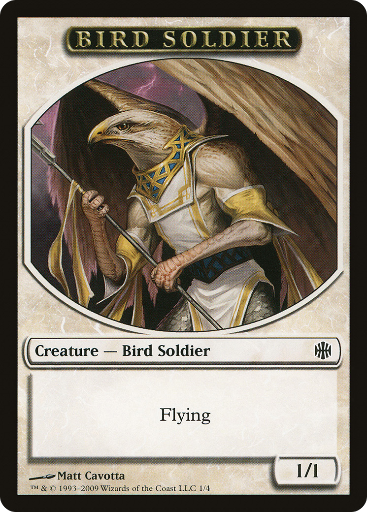 Bird Soldier (ARB-001) [Tokens] Alara Reborn Tokens MTG Single Wizards of the Coast