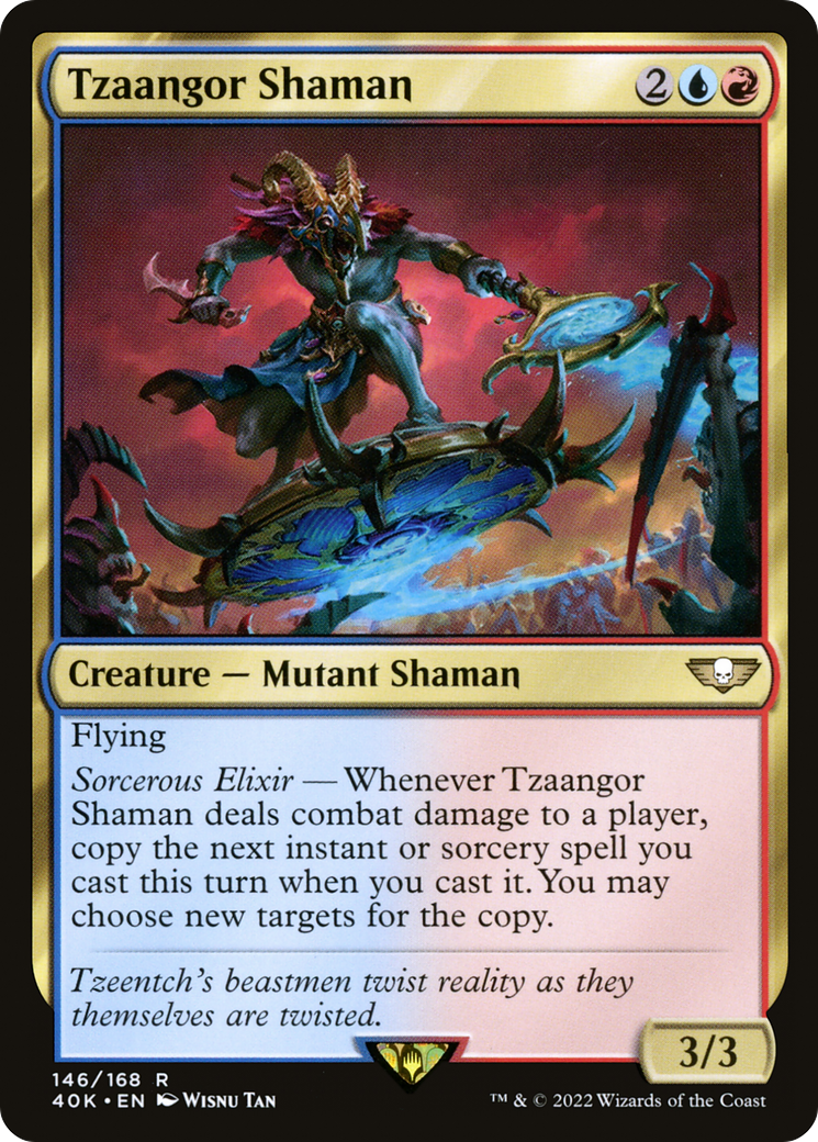 Tzaangor Shaman (40K-146) [Warhammer 40,000 Commander] MTG Single Wizards of the Coast