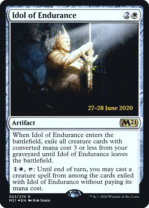 Idol of Endurance (PRE-023) [Core Set 2021 Promos] Foil MTG Single Wizards of the Coast