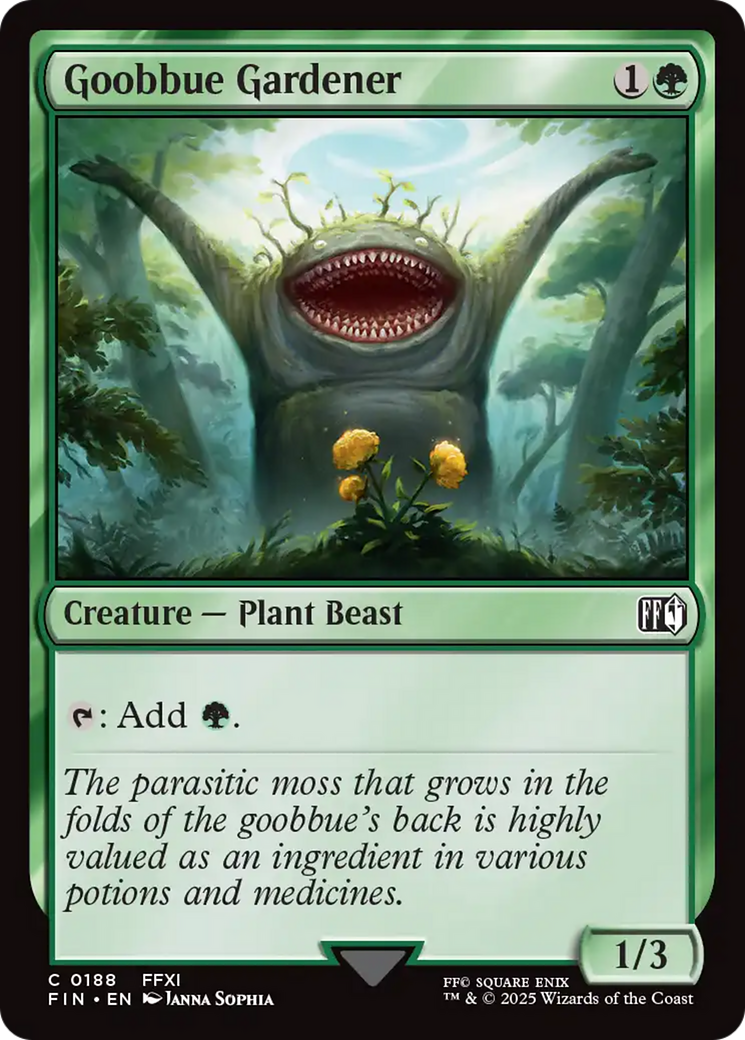 Goobbue Gardener (FIN-188) [FINAL FANTASY] MTG Single Wizards of the Coast
