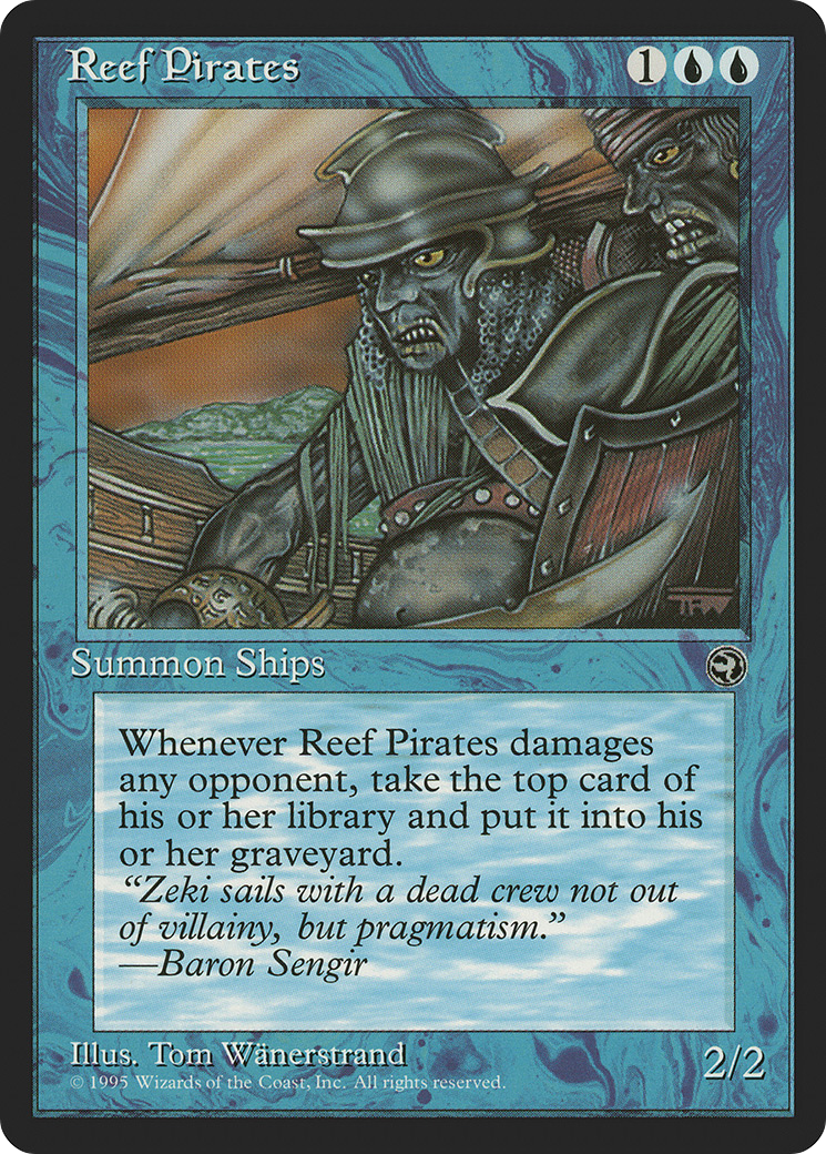 Reef Pirates (HML-36B) [Homelands] MTG Single Wizards of the Coast
