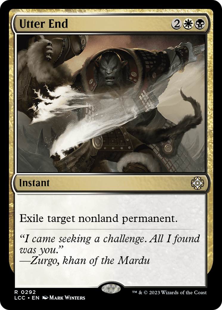 Utter End (LCC-292) [The Lost Caverns of Ixalan Commander] MTG Single Wizards of the Coast