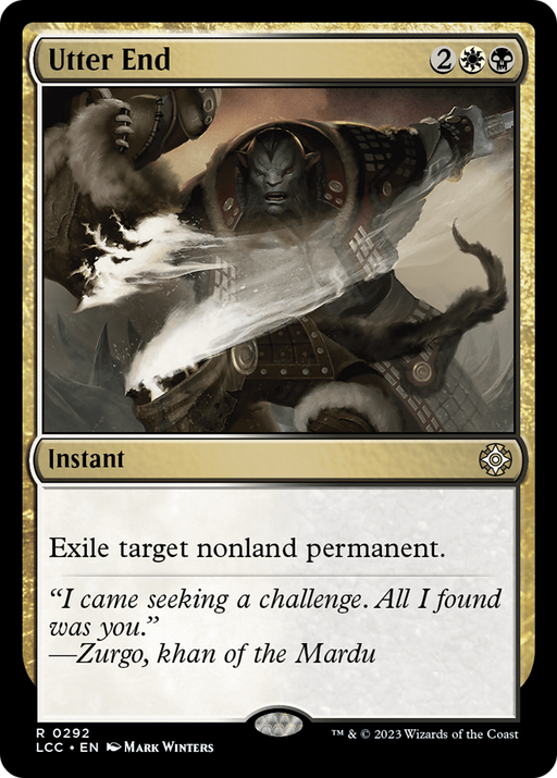 Utter End (LCC-292) [The Lost Caverns of Ixalan Commander] MTG Single Wizards of the Coast
