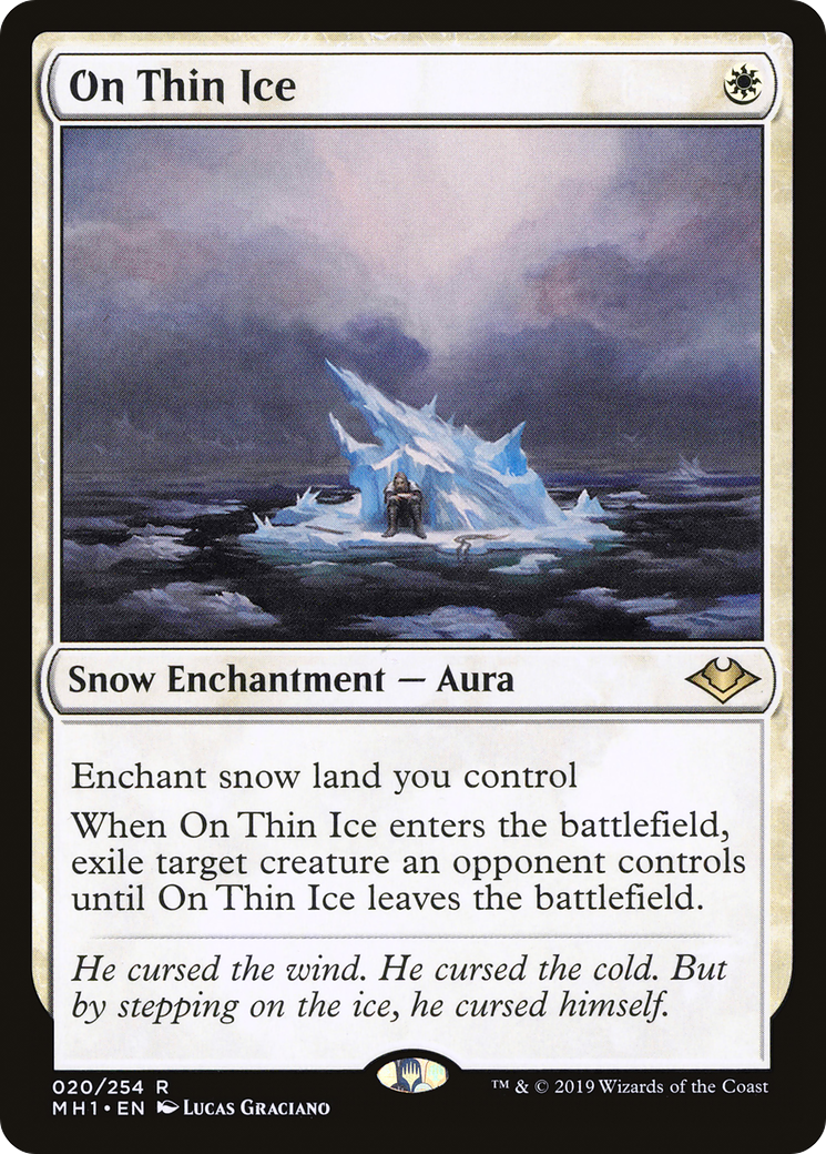 On Thin Ice (MH1-020) [Modern Horizons] Foil MTG Single Modern Horizons