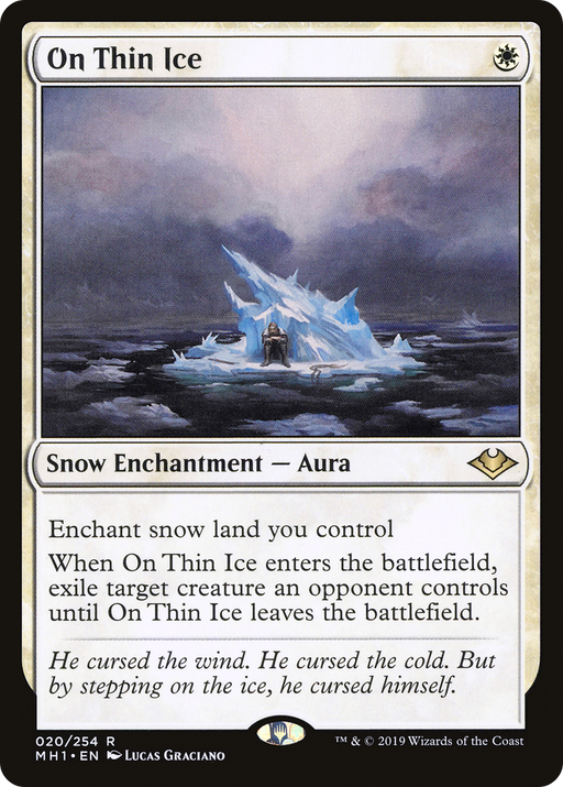On Thin Ice (MH1-020) [Modern Horizons] Foil MTG Single Modern Horizons