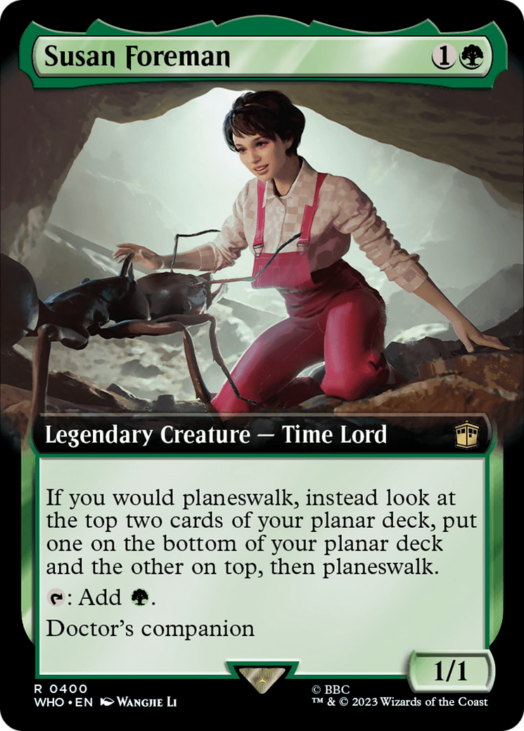 Susan Foreman (WHO-400) [Doctor Who] (Extended Art) Foil MTG Single Wizards of the Coast