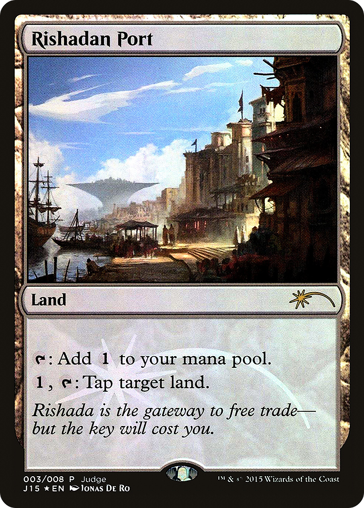 Rishadan Port (JDG-003) [Misc] Judge Gift Cards 2015 Foil MTG Single Wizards of the Coast