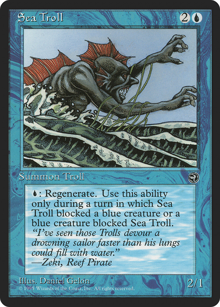 Sea Troll (HML-039) [Homelands] MTG Single Wizards of the Coast