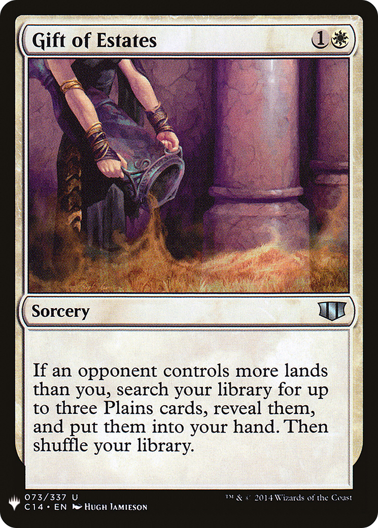 Gift of Estates (LIST-073) [Mystery Booster] The List MTG Single Wizards of the Coast