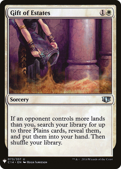Gift of Estates (LIST-073) [Mystery Booster] The List MTG Single Wizards of the Coast
